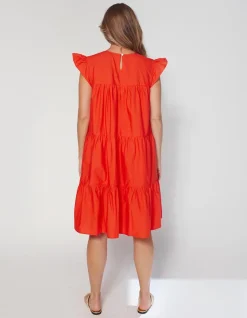 Sienna Dress - Tomato