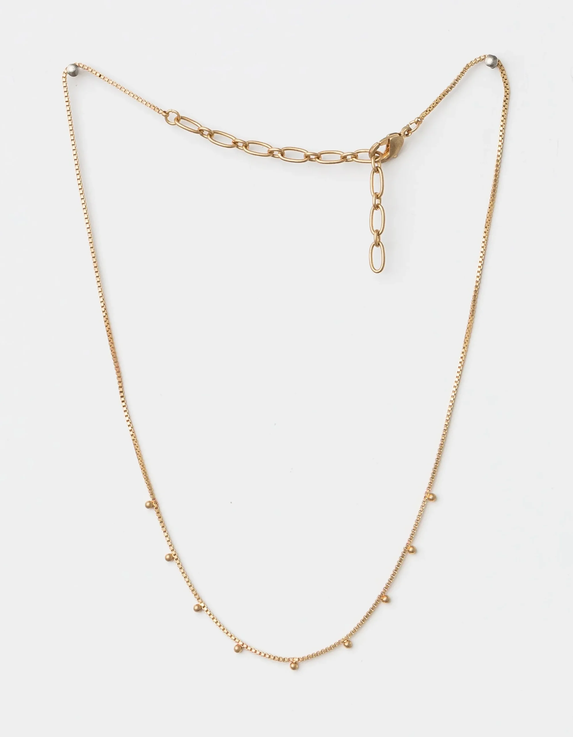 Silver Balls Choker Necklace