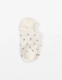 Sock Dots - White and Black