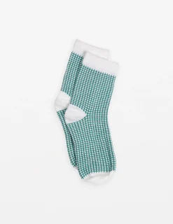 Sock Grid - Geen and White