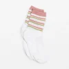 Sock Stripes - Pink and Green Stripe