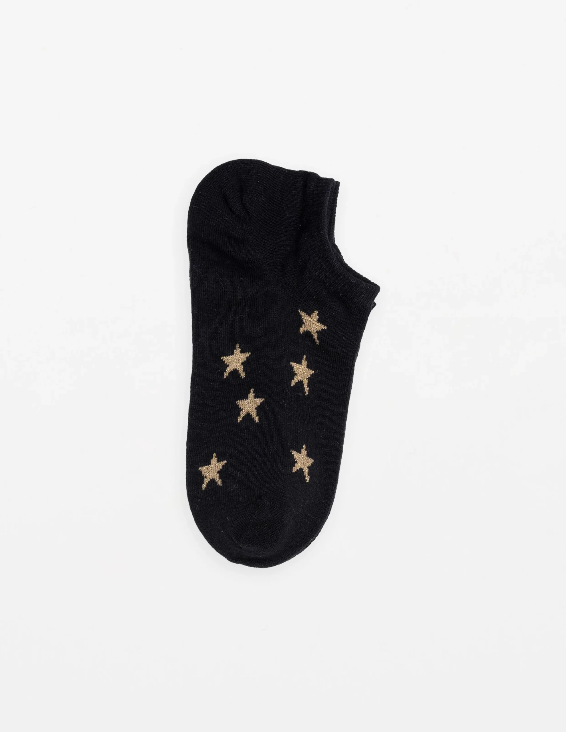 Socks Glitter Stars - Black