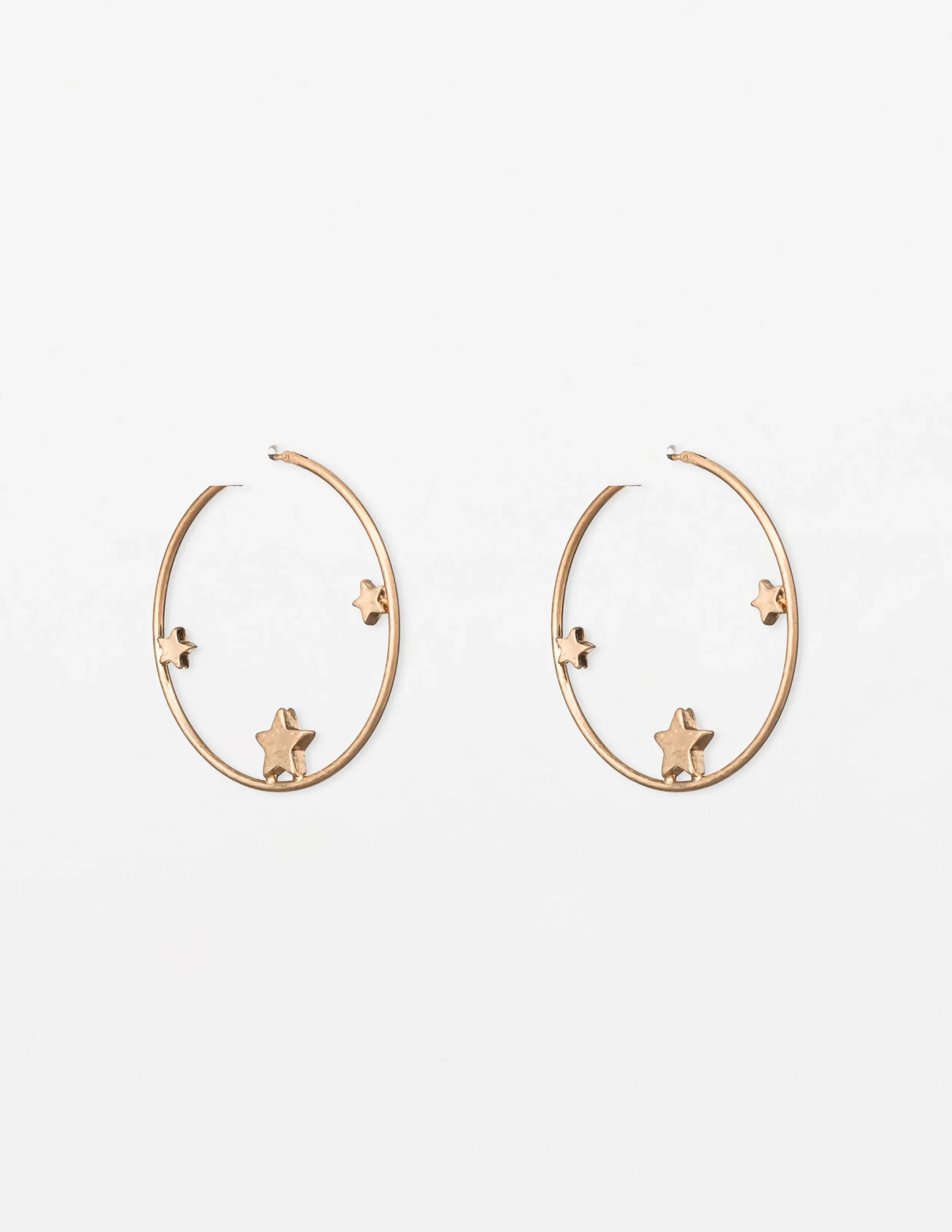 Star Sphere Earrings - Gold
