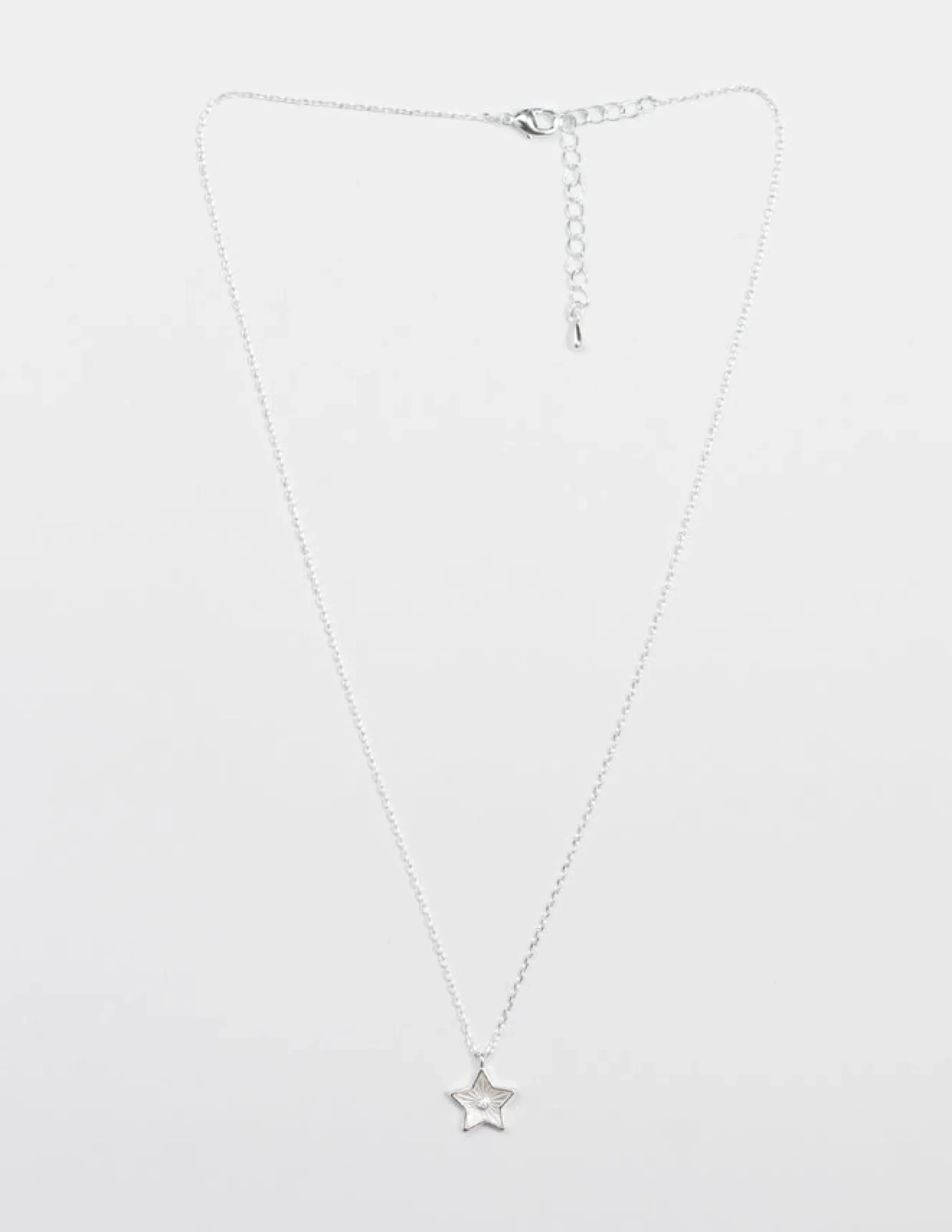 Star with Circle Crystal Necklace