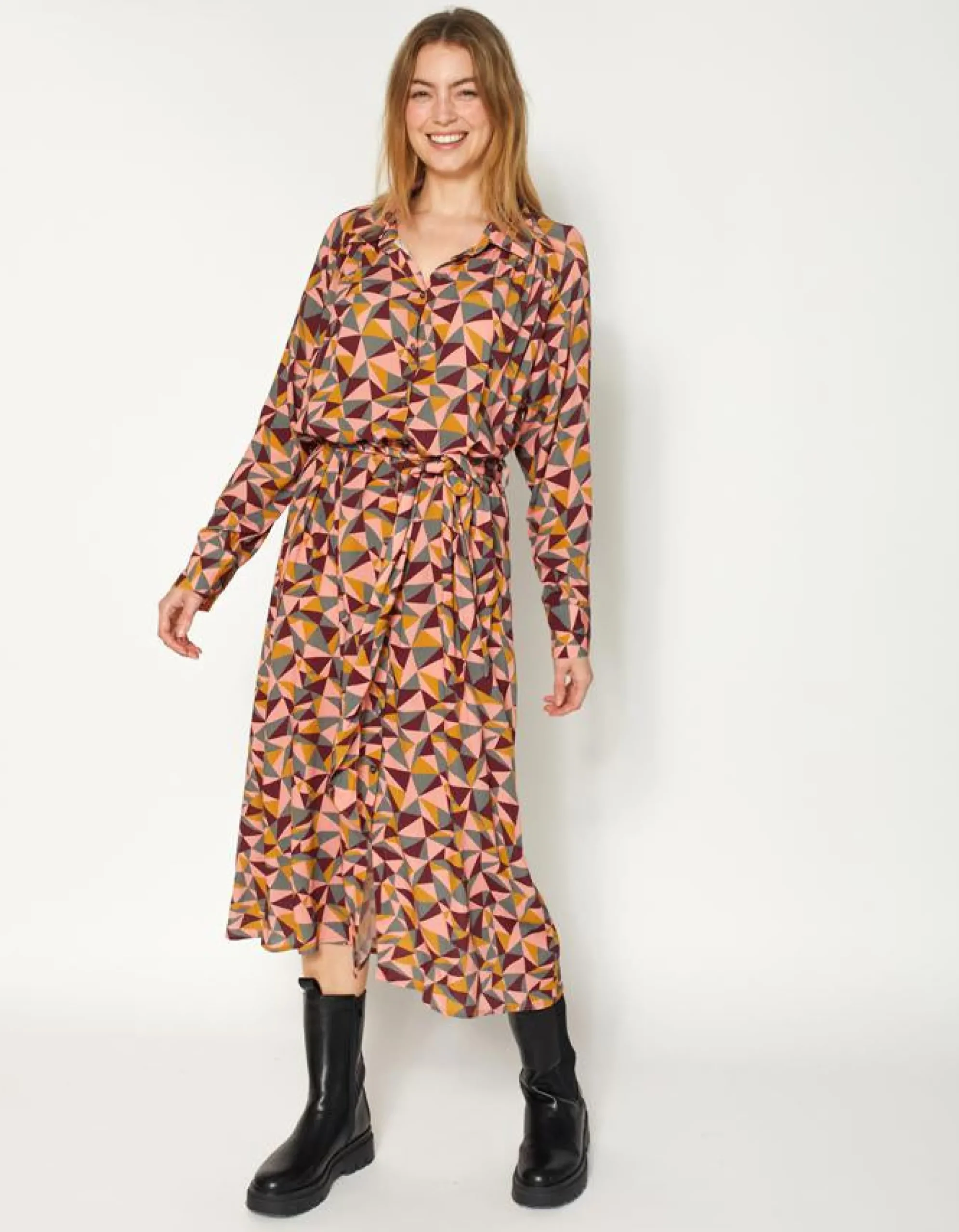Staten Dress - Triangle Blocks