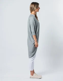 STELLA ESSENTIALS Chardy Cardi - Grey Marle