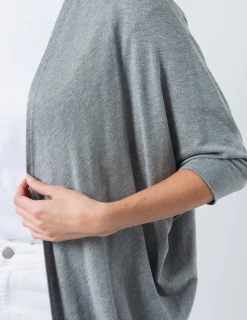 STELLA ESSENTIALS Chardy Cardi - Grey Marle