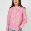 STELLA ESSENTIALS Cici Blouse - Tomato Stripe