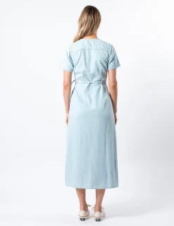 STELLA ESSENTIALS Como Dress - Light Blue Wash