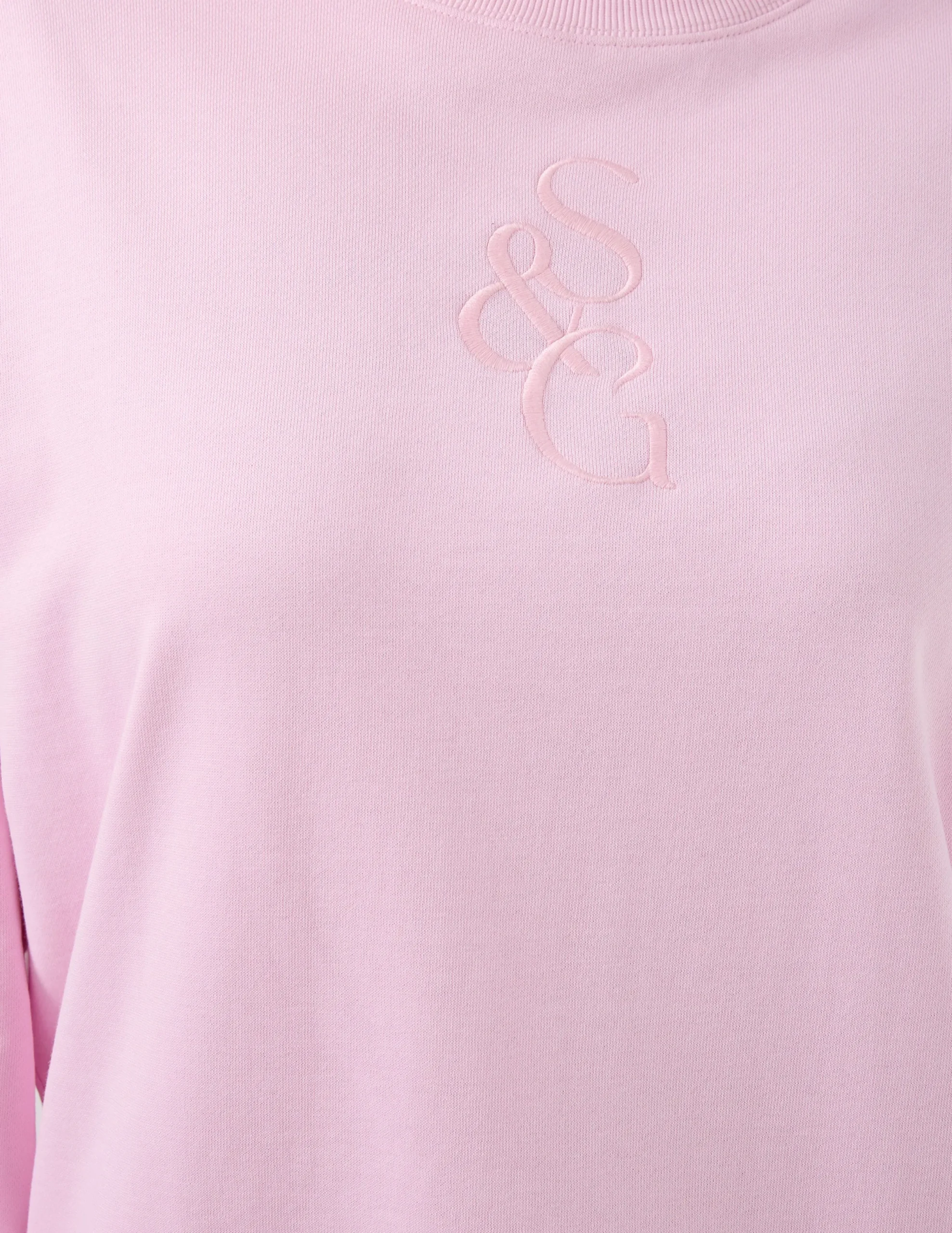 STELLA ESSENTIALS Essential Sweater - Candyfloss Logo
