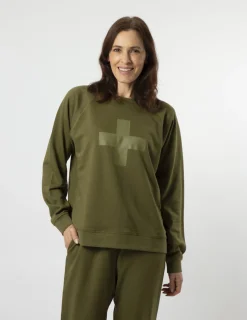 STELLA ESSENTIALS Everyday Sweater - Khaki Cross