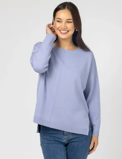 STELLA ESSENTIALS Halle Knit Top - Cornflower