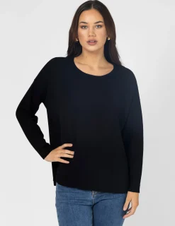 STELLA ESSENTIALS Halle Knit Top - Black