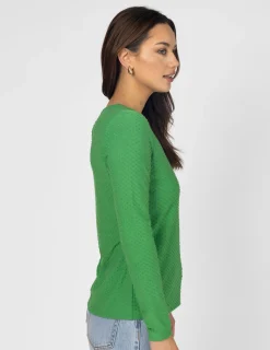 STELLA ESSENTIALS Holiday Top - Emerald