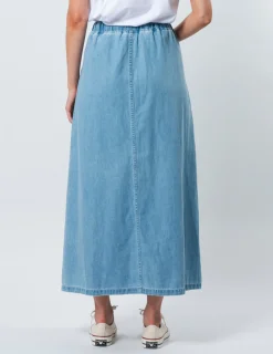 STELLA ESSENTIALS Ingrid Skirt - Light Blue Wash