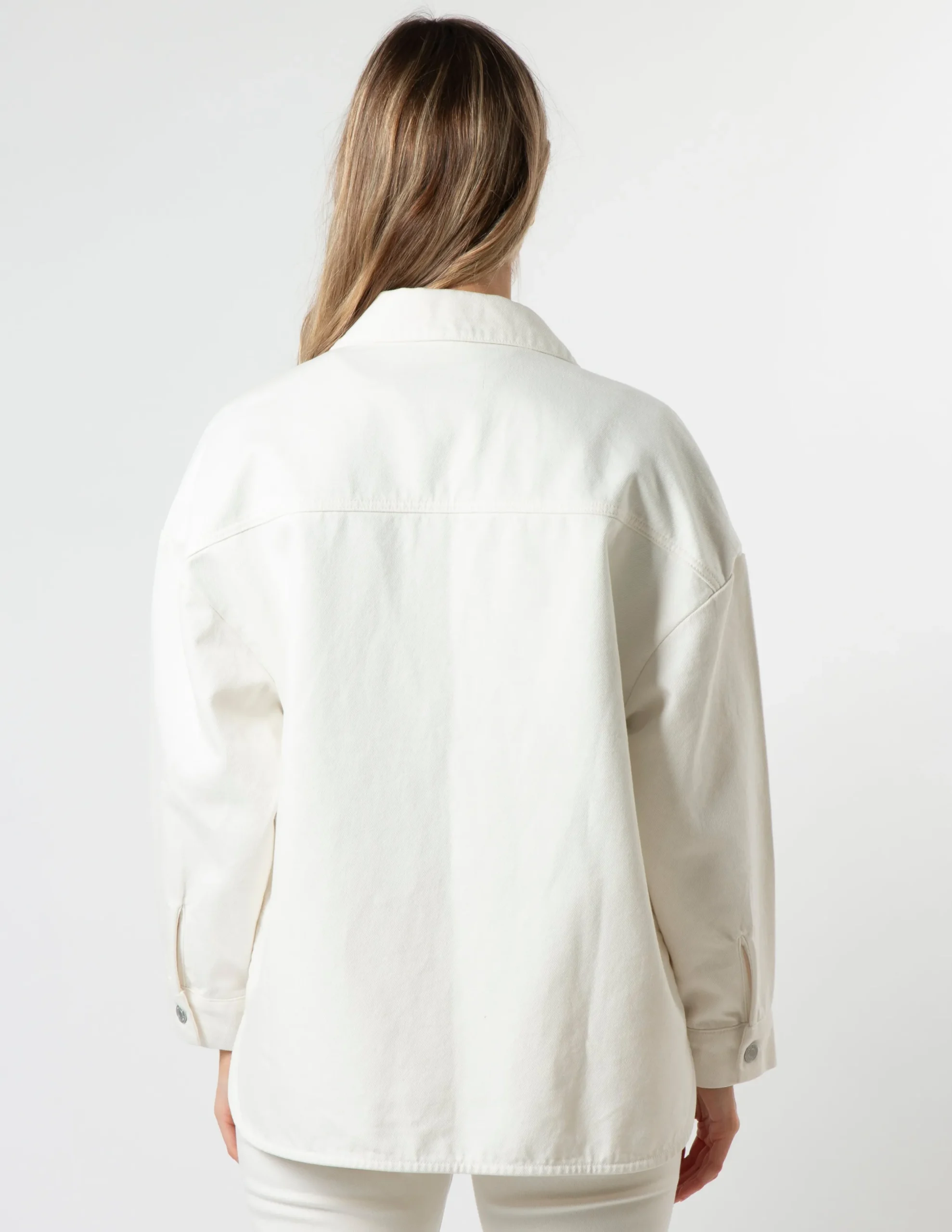 STELLA ESSENTIALS Jasper Shacket - Ecru