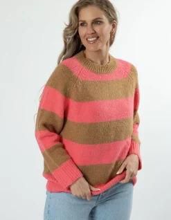 STELLA ESSENTIALS Layla Jumper - Bubblegum Stripe