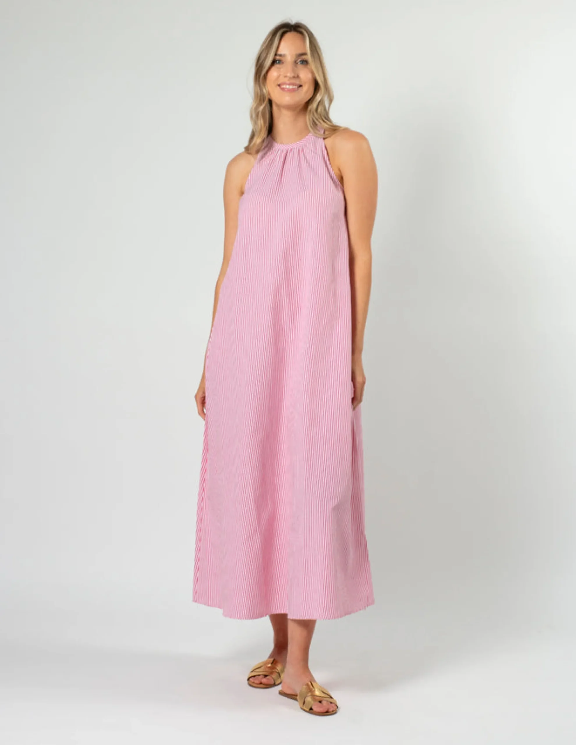STELLA ESSENTIALS Nyla Dress - Red Stripe