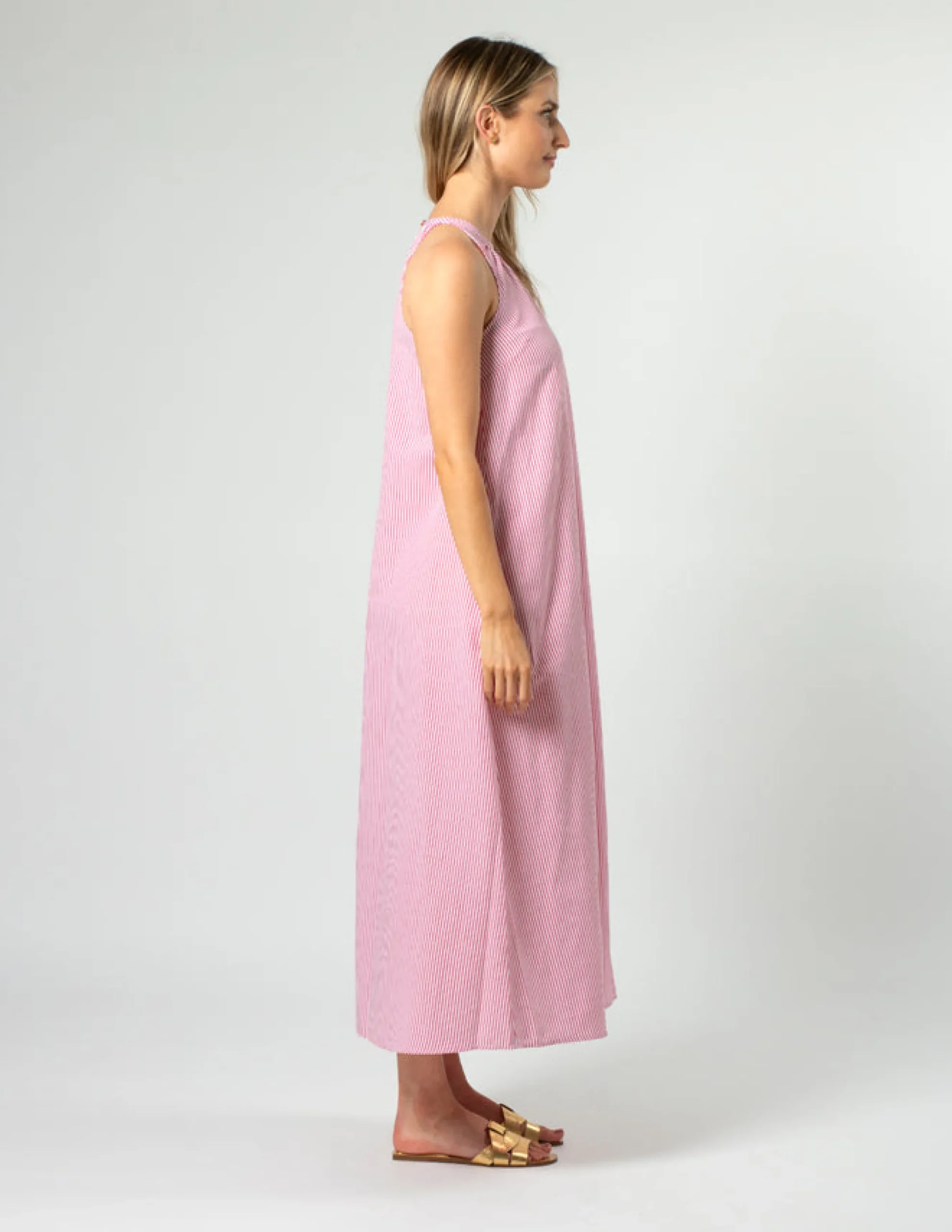 STELLA ESSENTIALS Nyla Dress - Red Stripe