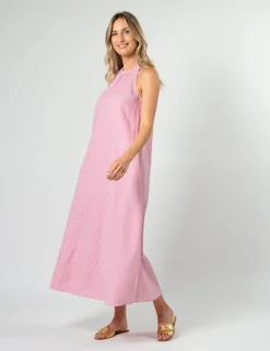 STELLA ESSENTIALS Nyla Dress - Red Stripe