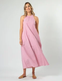 STELLA ESSENTIALS Nyla Dress - Red Stripe