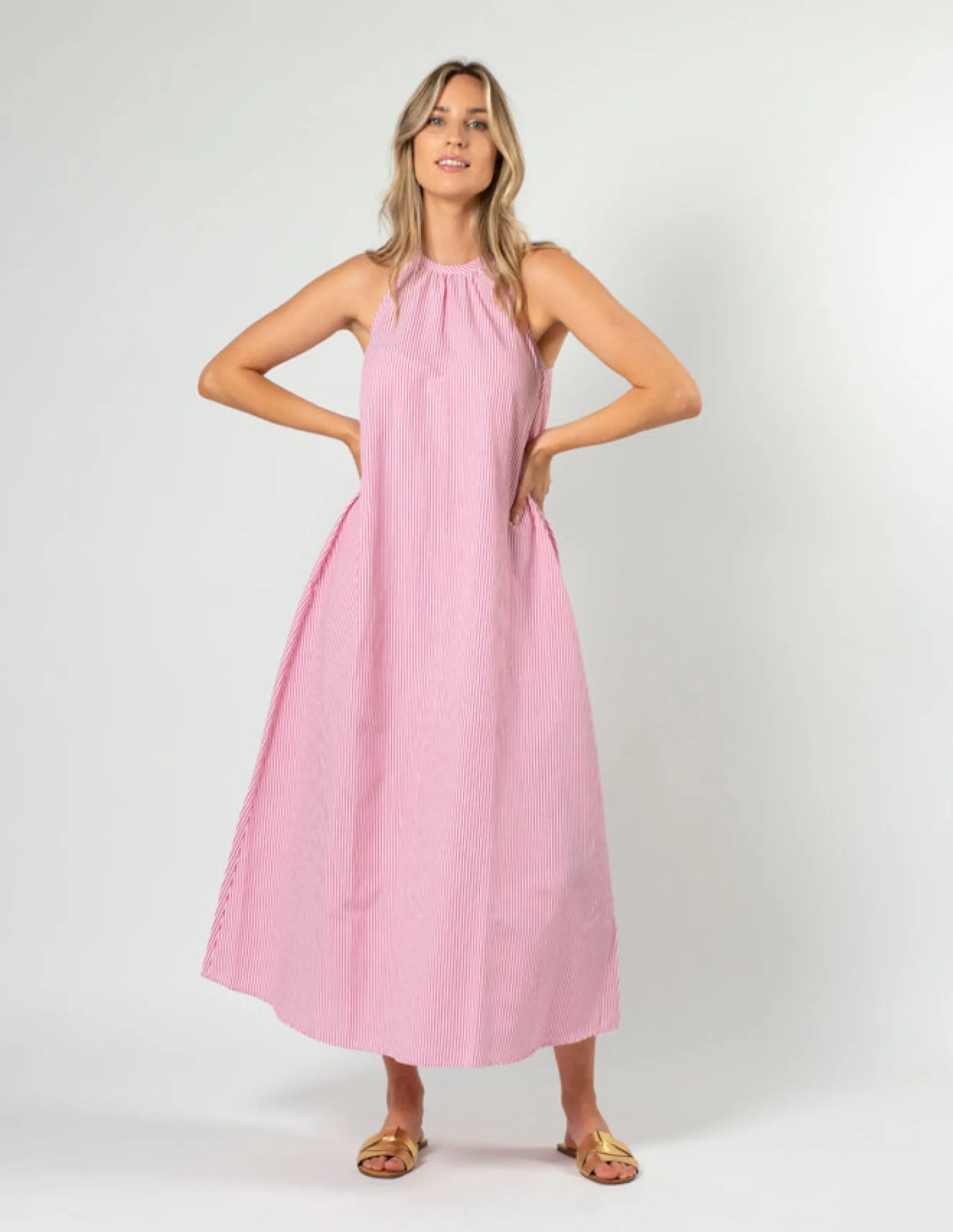 STELLA ESSENTIALS Nyla Dress - Red Stripe