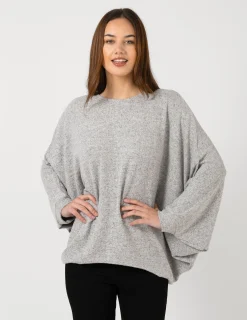 STELLA ESSENTIALS Sable Top - Grey Marle