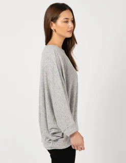 STELLA ESSENTIALS Sable Top - Grey Marle