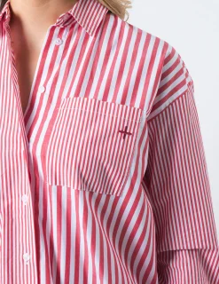 STELLA ESSENTIALS Shirt - Ruby Stripes