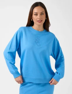 STELLA ESSENTIALS Sweater - Azure Logo
