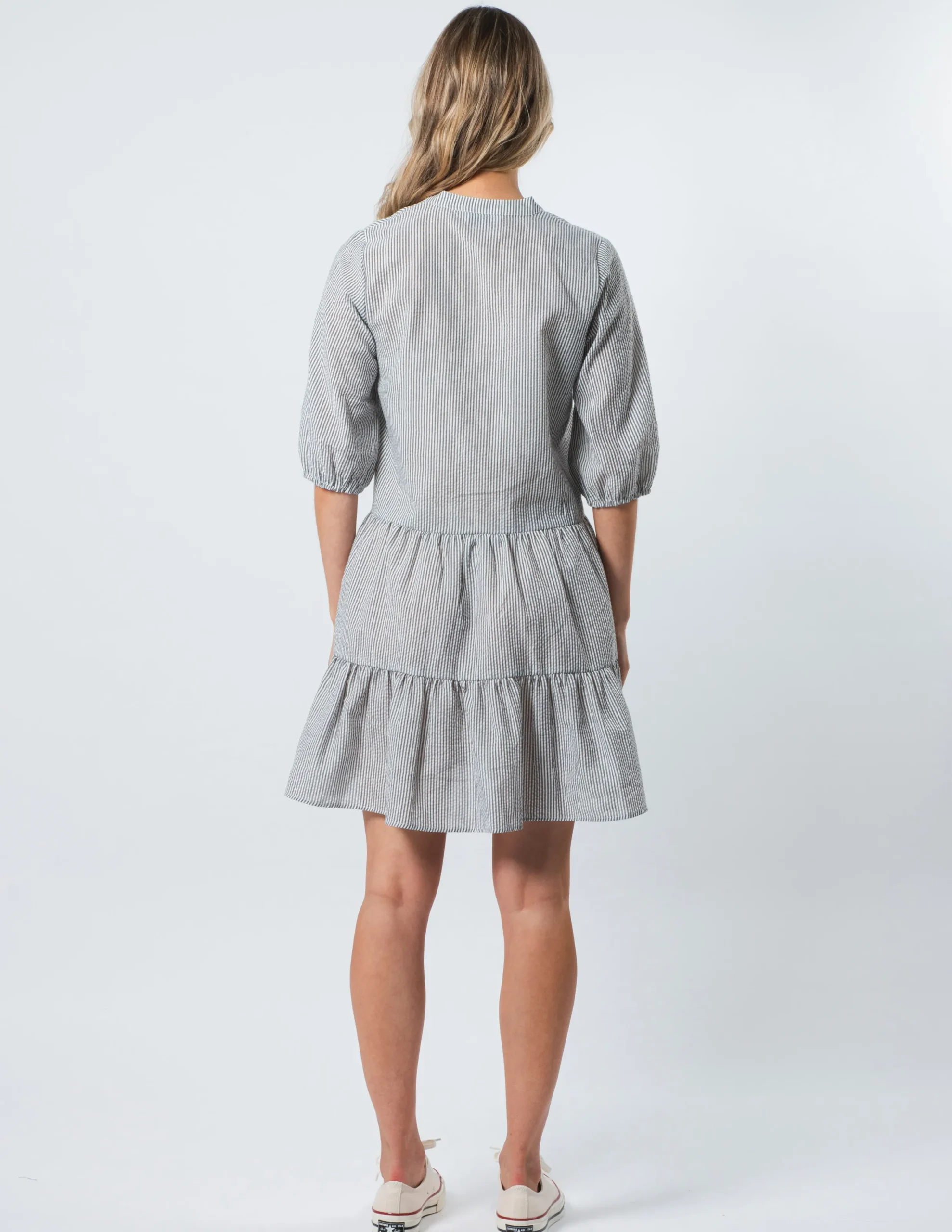 STELLA ESSENTIALS Tabitha Dress - Black Stripe