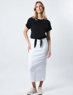 STELLA ESSENTIALS Tie Top - Black