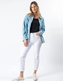 STELLA ESSENTIALS Zippy Shirt - Light Wash