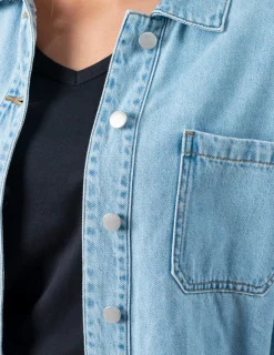STELLA ESSENTIALS Zippy Shirt - Light Wash