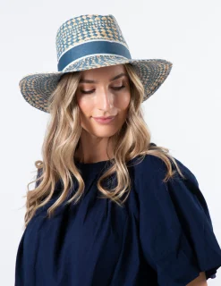 Straw Hat - Diamond Check