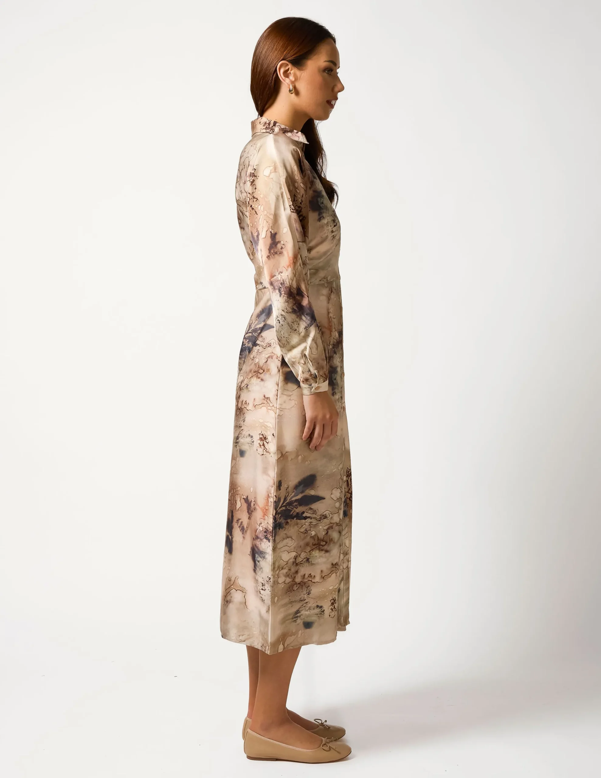 Suki Dress - Winter Watercolour