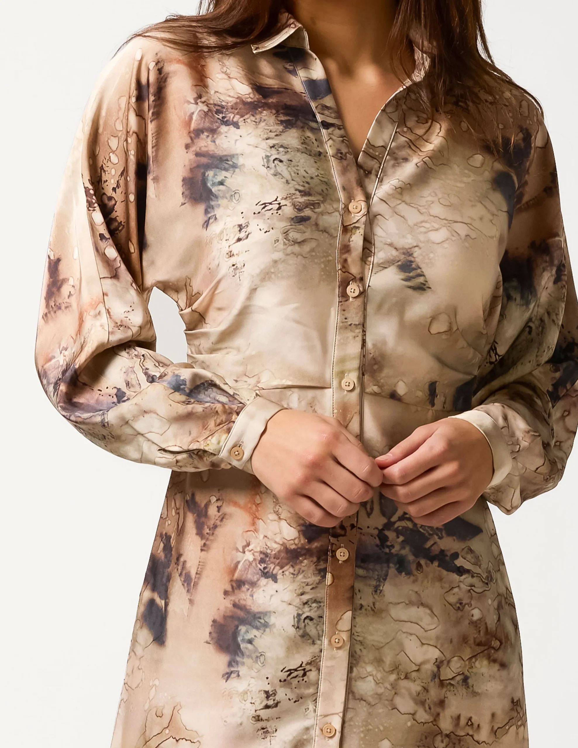 Suki Dress - Winter Watercolour