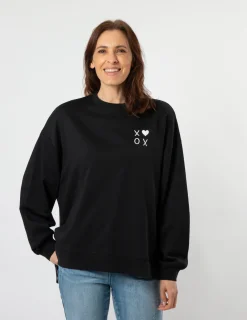 Sunday Sweater - Black XO Love