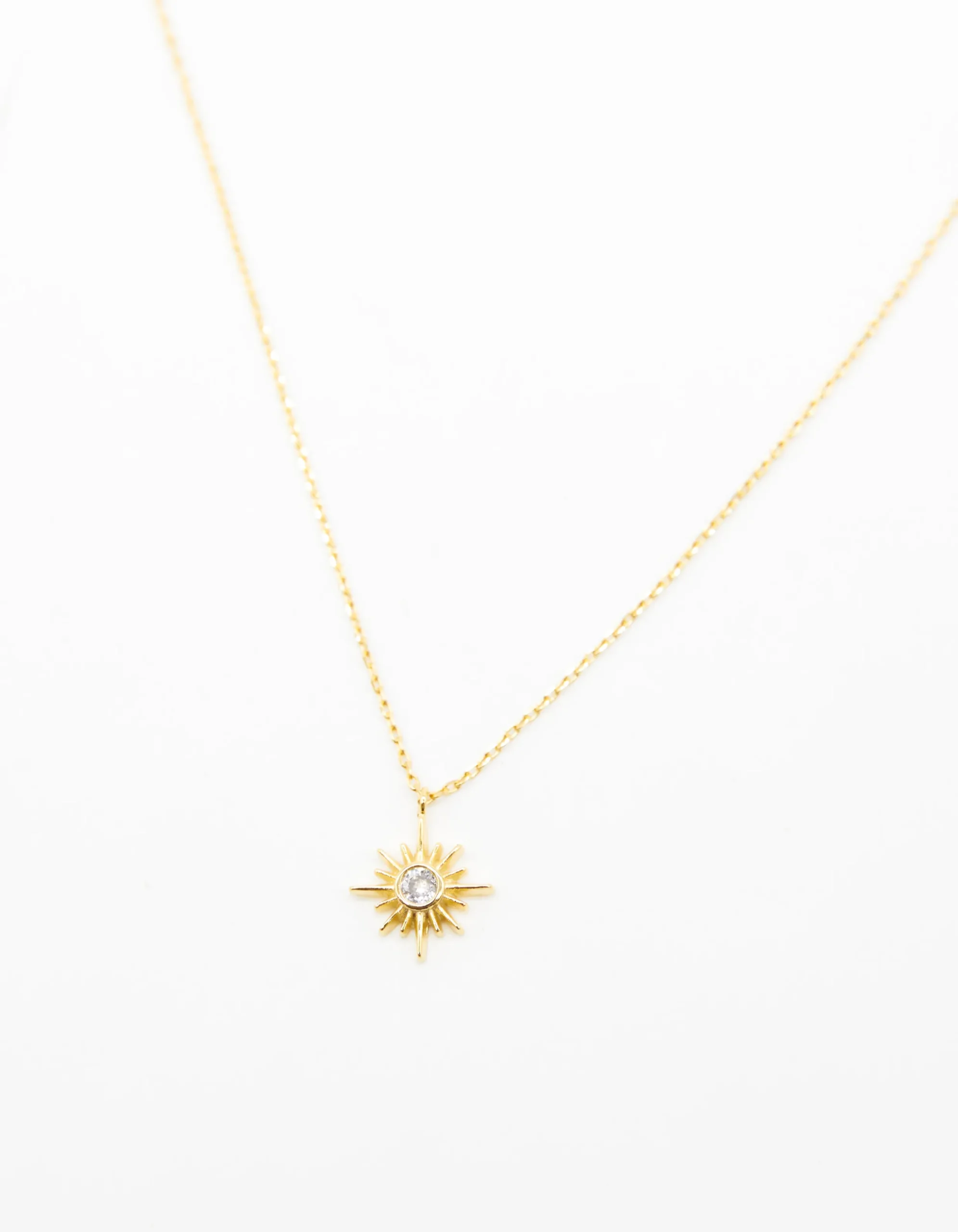 Sunshine Necklace with Crystal