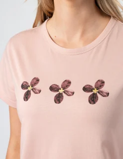 T-Shirt - Antique Rose Dried Hydrangeas