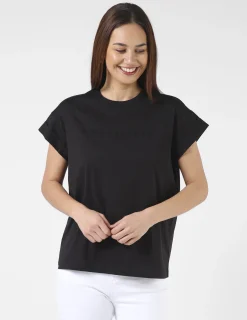 T-Shirt - Black Embroidery Logo