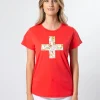 T-Shirt - Flame Garden Party Cross