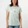 T-Shirt - Mint Paper Flowers Bouquet
