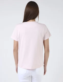 T-Shirt - Rose Pink Wild and Free Eagle