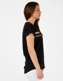 T-Shirt Icon Stripe - Black
