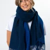 Two Tone Scarf - Royal Blue