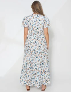 Vittoria Dress - Birdcage Blue