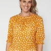 Willow Top - Peach Spot