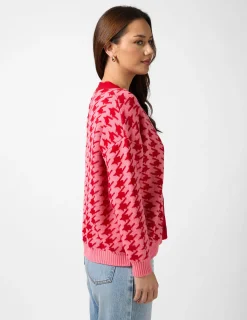 Xanthe Cardigan - Red/Candy